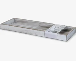 Online Daells Bolighus Bakke grå træ 40x14x3,2 cm