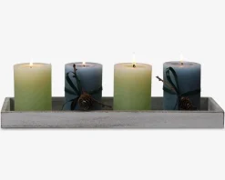 Online Daells Bolighus Bakke grå træ 40x14x3,2 cm