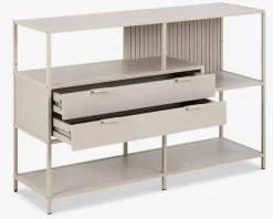 Hot Daells Bolighus Bogreol Seaford grå m/skuffer