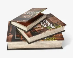 Discount Daells Bolighus Bogæske Stor Brun 33x22x7 cm