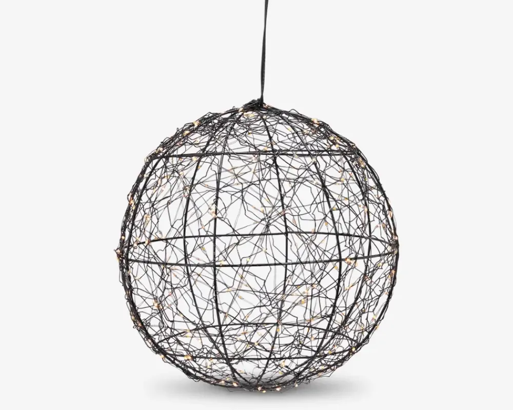 Discount Daells Bolighus Bold med LED sort metal Ø.25 cm