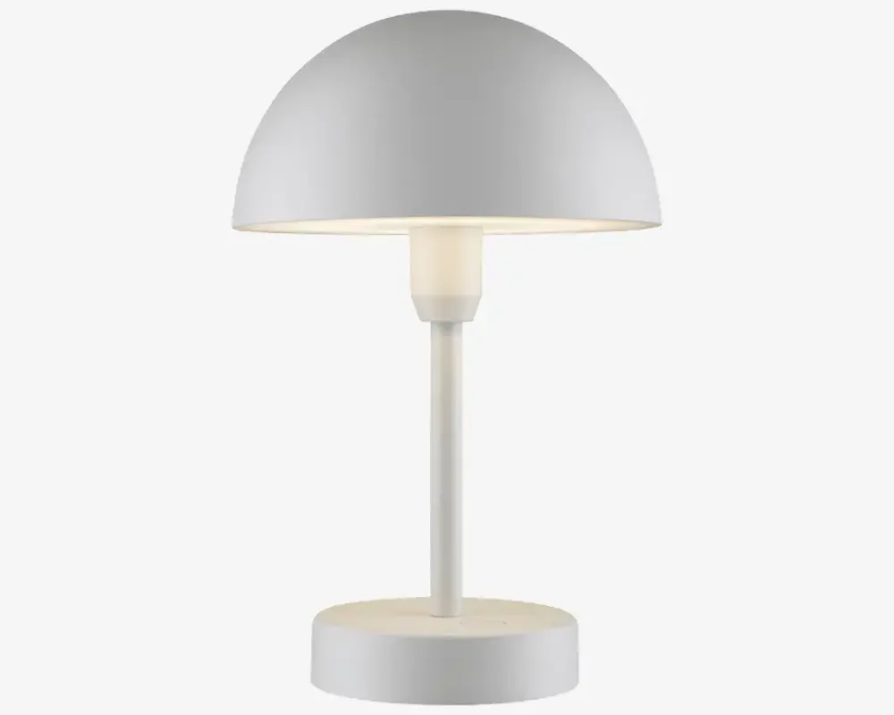 Online Daells Bolighus Bordlampe Ellen batteri Hvid
