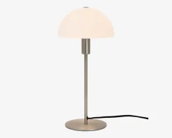 Online Daells Bolighus Bordlampe Ellen Opal/stål H.41,5 cm Grå, Hvid