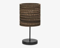 Hot Daells Bolighus Bordlampe genanvendt pap H.38,5 cm