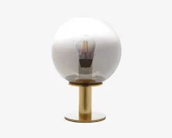 Discount Daells Bolighus Bordlampe Gould Guld/Røgfarvet Ø.22 cm