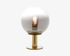 Discount Daells Bolighus Bordlampe Gould Guld/Røgfarvet Ø.22 cm