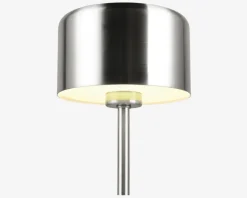 Best Daells Bolighus Bordlampe Jeff nikkel H.30 cm Sølv