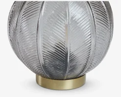 Outlet Daells Bolighus Bordlampe LED Glas Grå Ø.15 cm