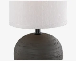 New Daells Bolighus Bordlampe Luci H.23 cm Brun, Hvid