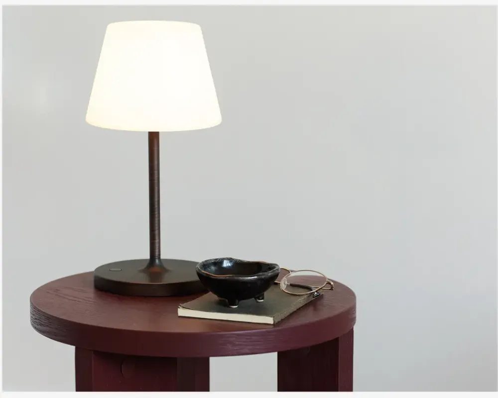 Daells Bolighus Bordlampe New Northern antik Kobber