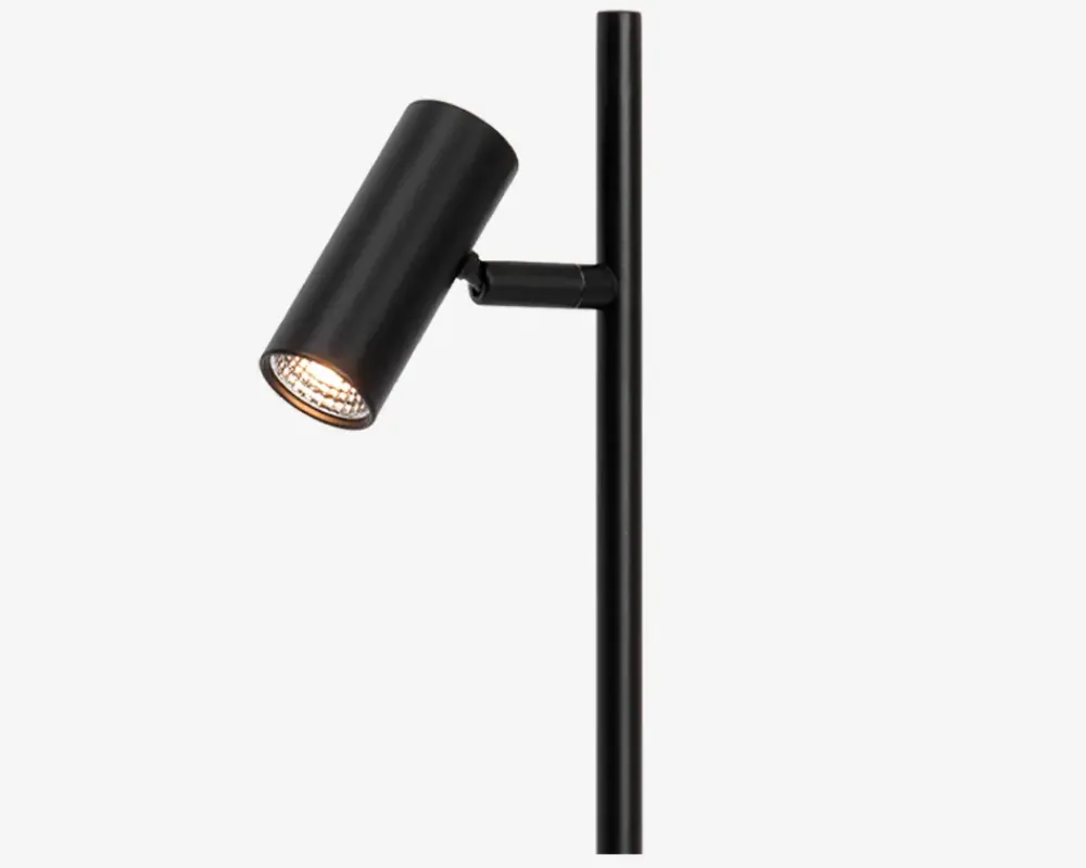 Clearance Daells Bolighus Bordlampe Omari Sort H.40 cm Hvid