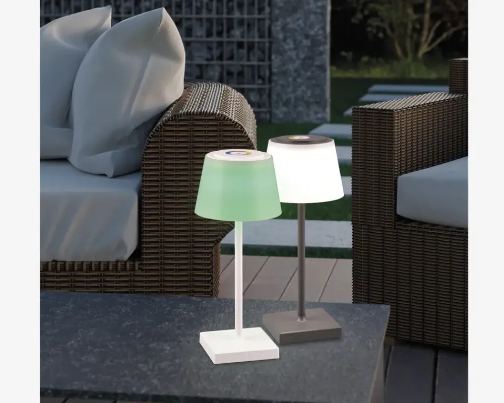 Best Daells Bolighus Bordlampe Sanchez mat H.30 cm Hvid