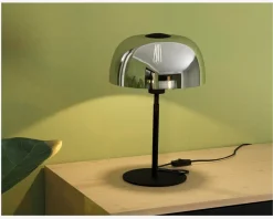 New Daells Bolighus Bordlampe Solo 2 Sort/Grå H.41,5 cm Sort, Grå