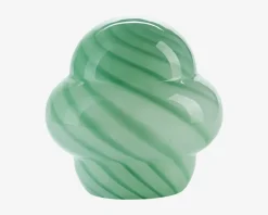 Daells Bolighus Bordlampe Stribet H.22 cm Grøn