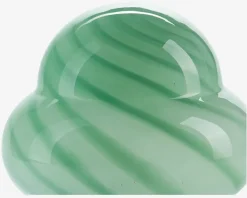 Daells Bolighus Bordlampe Stribet H.22 cm Grøn