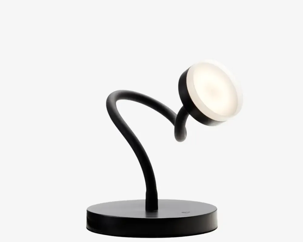 Sale Daells Bolighus Bordlampe Tulip Sort LED 3,2W