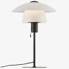 Clearance Daells Bolighus Bordlampe Verona Opal Hvid