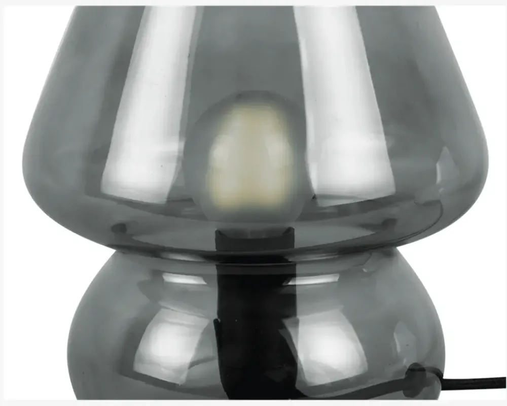 Best Daells Bolighus Bordlampe Vintage Grå H.18 cm