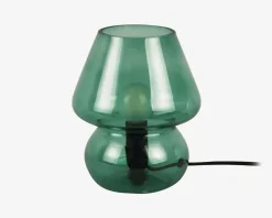 New Daells Bolighus Bordlampe Vintage Grøn H.18 cm
