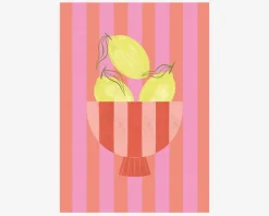 Outlet Daells Bolighus Bowl of lemons pink 30x40 cm
