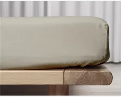 Online Daells Bolighus Boxlagen Percale 140x200 cm Sand