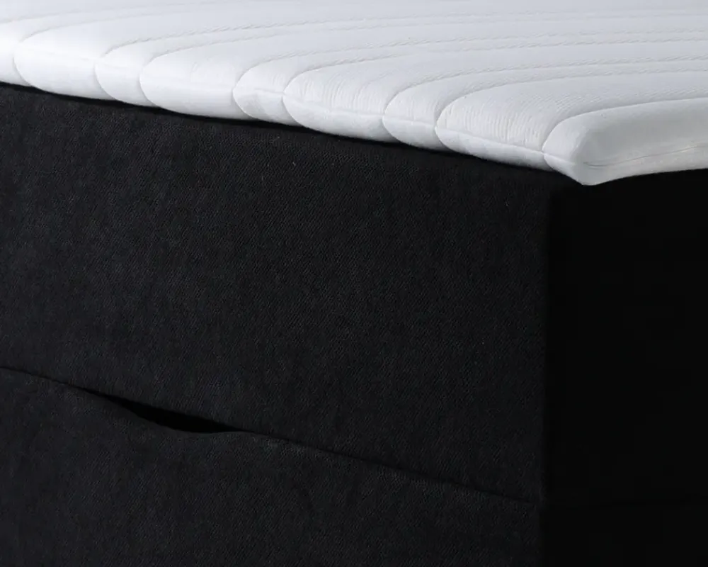 New Daells Bolighus Boxmadras med magasin 90 x 200 cm sort