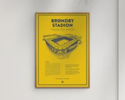 Best Daells Bolighus Brøndby stadion 50x70 cm