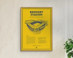 Best Daells Bolighus Brøndby stadion 50x70 cm