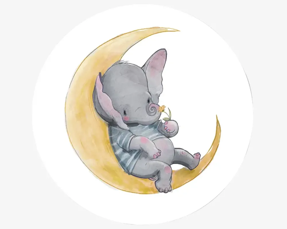 Sale Daells Bolighus Bubble Art Måneskin Elefant