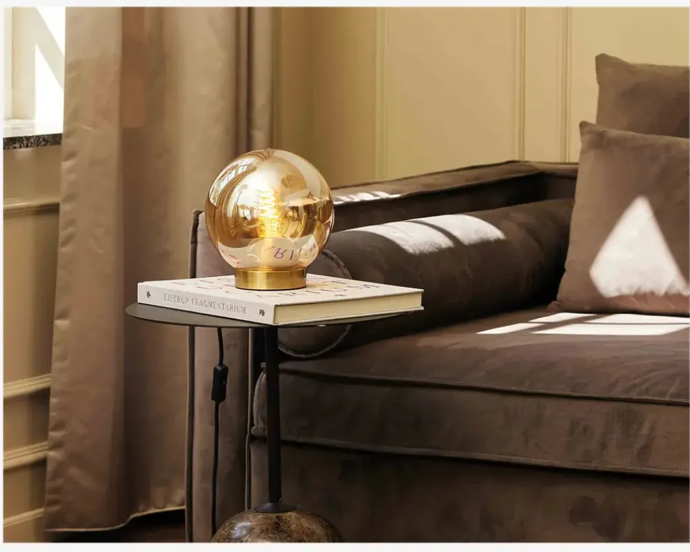 Clearance Daells Bolighus Bubbles Bordlampe Ø.18 cm Brun