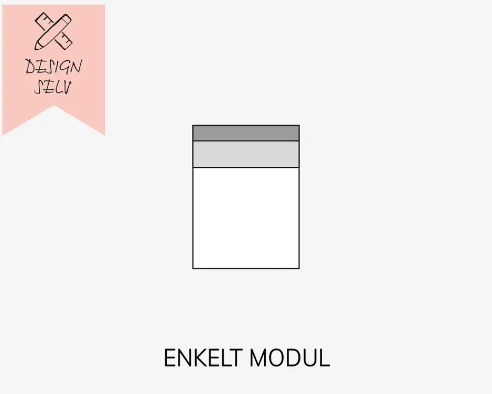 Hot Daells Bolighus Choise Living Enkelt Modul Stofgr. 1
