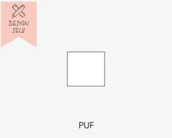 Outlet Daells Bolighus Choise Living Puf Stofgr. 1