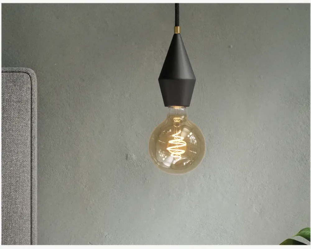 Online Daells Bolighus Deko Globepære Spiral Guldfarvet E27