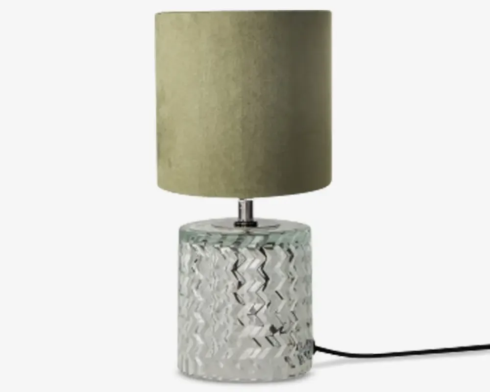 Best Daells Bolighus Dida bordlampe grøn H.29 cm