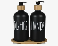 Outlet Daells Bolighus Dispensersæt sæbe/opvask Sort