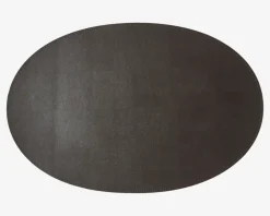 Daells Bolighus Dækkeserviet Oval Mørk 30x45 cm Brun