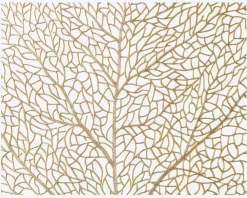 Online Daells Bolighus Dækkeserviet PVC Guld Ø.38cm