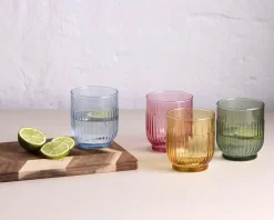 Online Daells Bolighus Drikkeglas farvet 33cl 4 stk. Multi