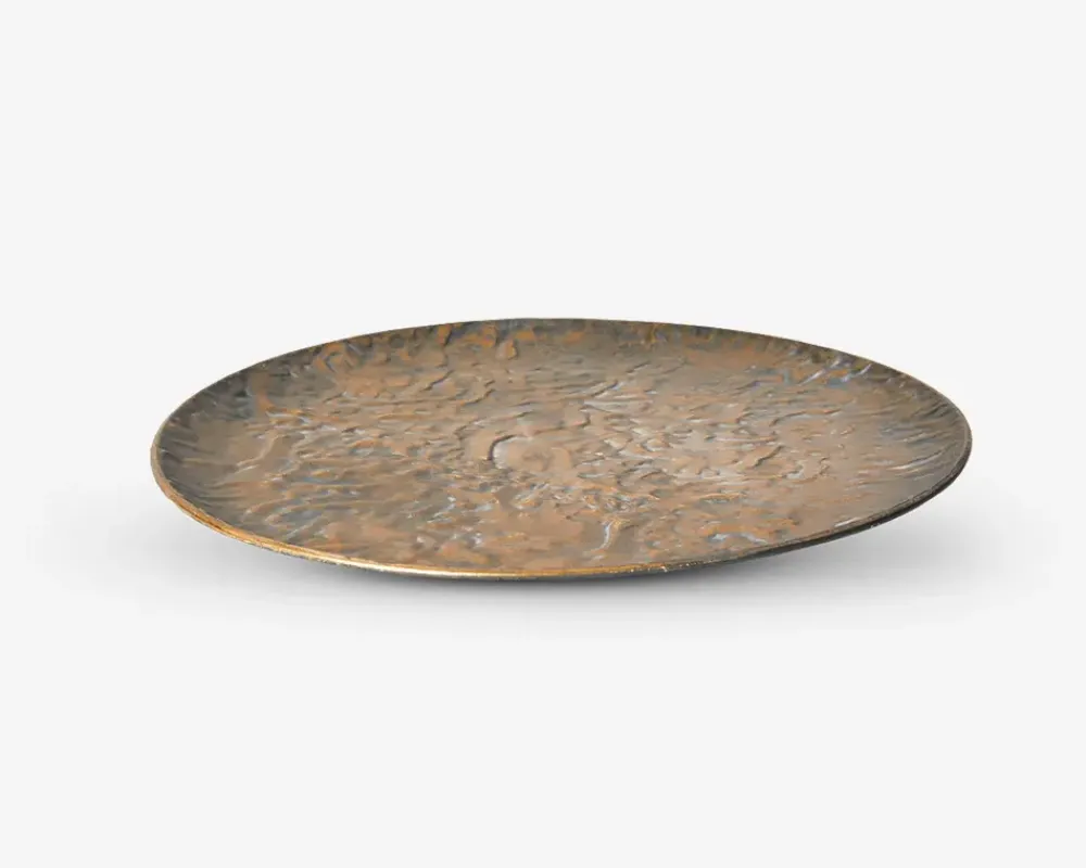 Clearance Daells Bolighus Fad deko struktur guld Ø.30 cm