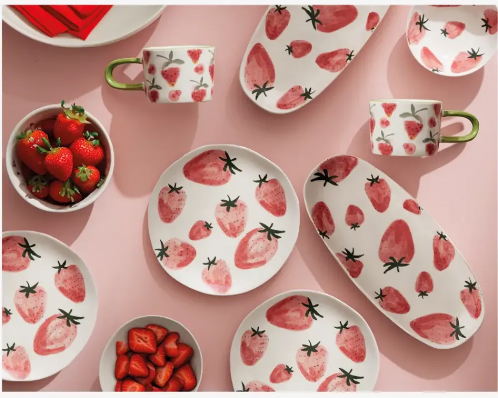 Best Daells Bolighus Fad Jordbær L.30 cm