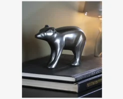 Discount Daells Bolighus Figur bjørn koksgrå metal H.10,5 cm