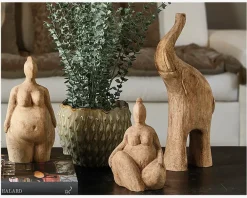 Discount Daells Bolighus Figur elefant mangotræ H.37 cm