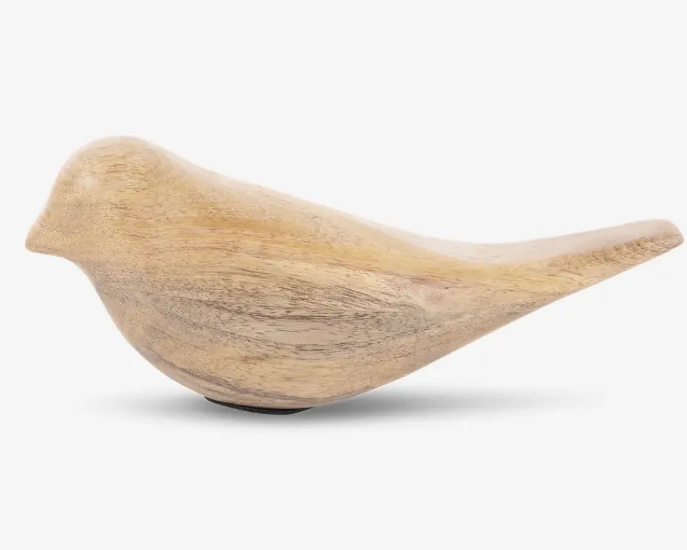 New Daells Bolighus Figur fugl lys natur H.9,5 cm