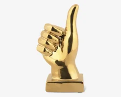 Daells Bolighus Figur okay guldfarvet H.20,8 cm