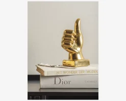 Daells Bolighus Figur okay guldfarvet H.20,8 cm