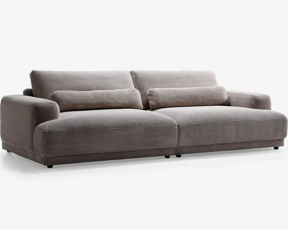 New Daells Bolighus Flyder sofa med bredriflet fløjl