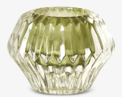 Best Daells Bolighus Fyrfadsstage grøn Ø.9 x H.7 cm