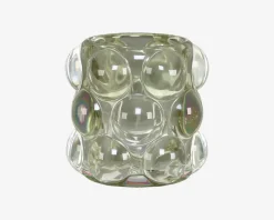 Outlet Daells Bolighus Fyrfadsstage Grøn H.9 x Ø.9 cm