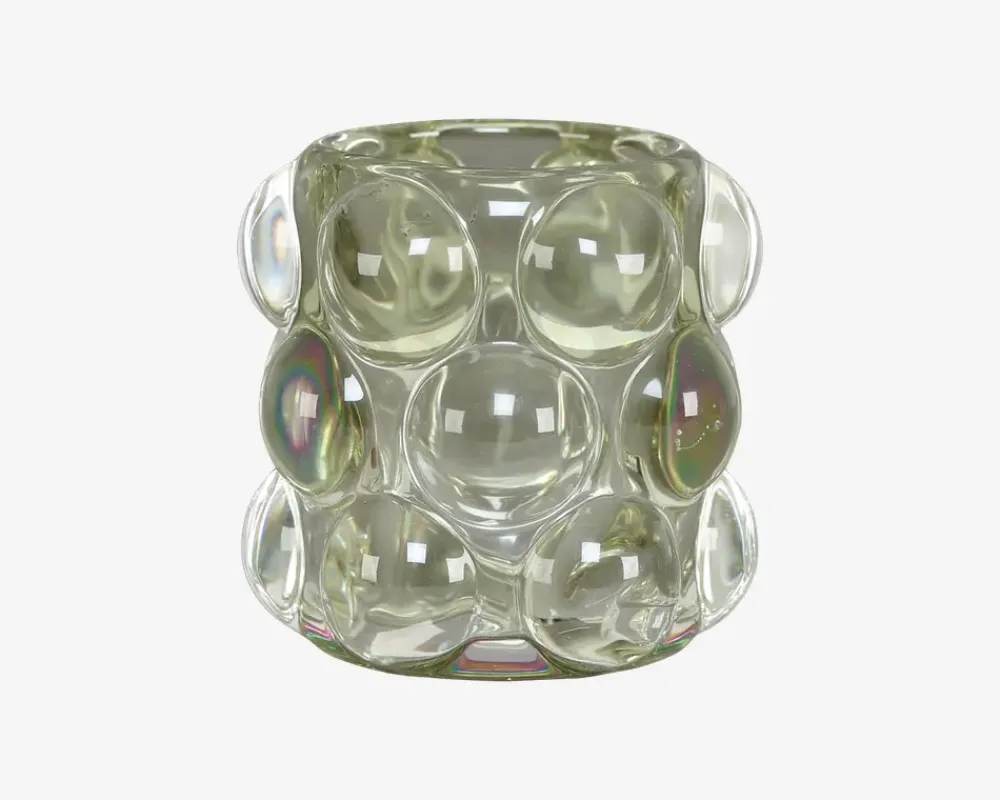 Outlet Daells Bolighus Fyrfadsstage Grøn H.9 x Ø.9 cm