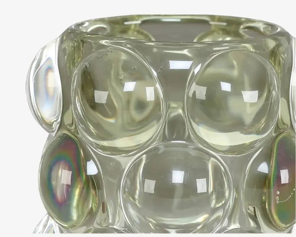 Outlet Daells Bolighus Fyrfadsstage Grøn H.9 x Ø.9 cm